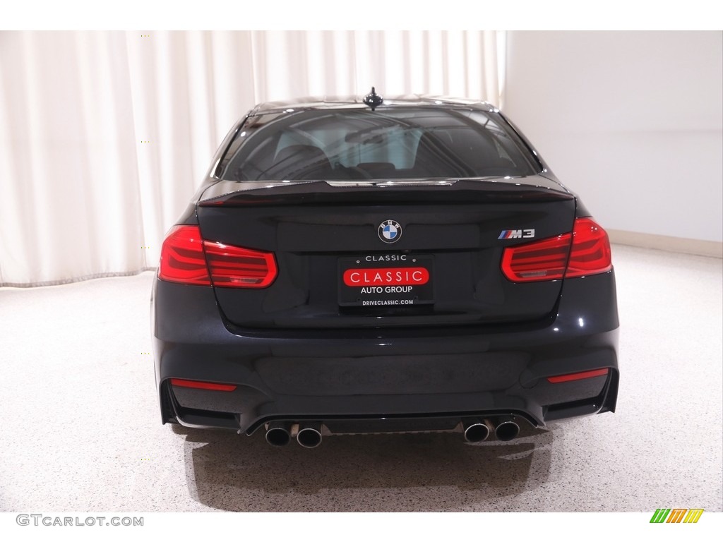2018 M3 Sedan - Black Sapphire Metallic / Sakhir Orange/Black photo #22