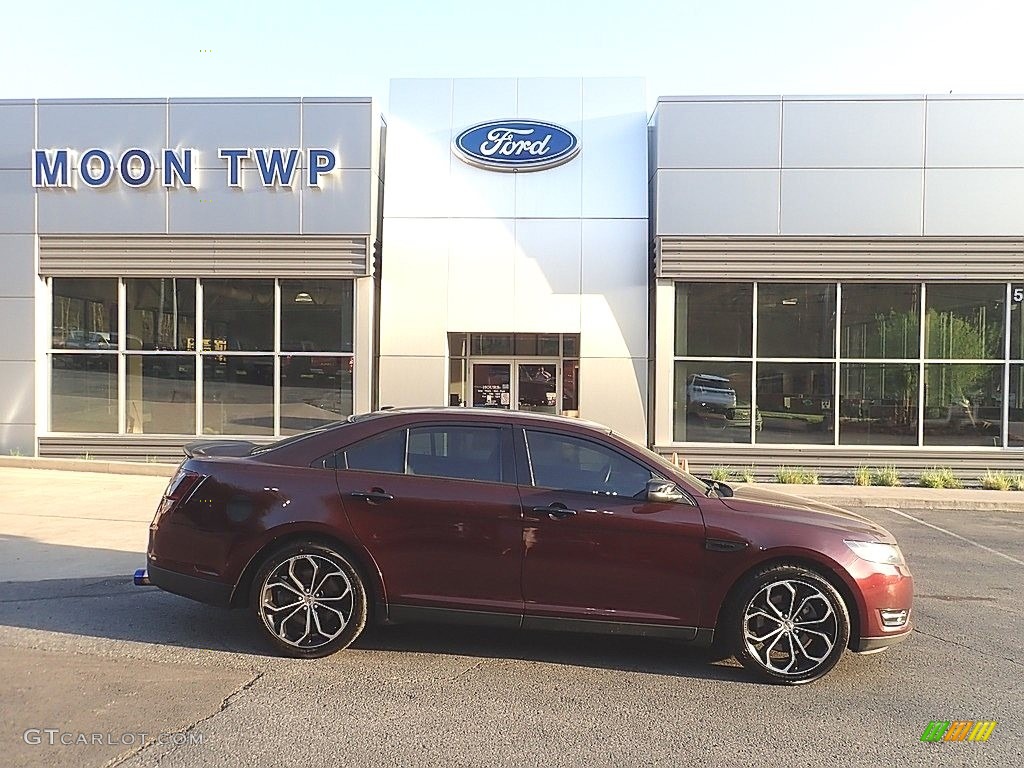 2018 Taurus SHO AWD - Burgundy Velvet / Charcoal Black/Mayan Gray photo #1