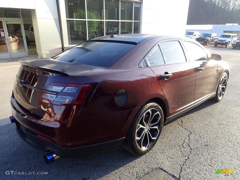 2018 Taurus SHO AWD - Burgundy Velvet / Charcoal Black/Mayan Gray photo #2