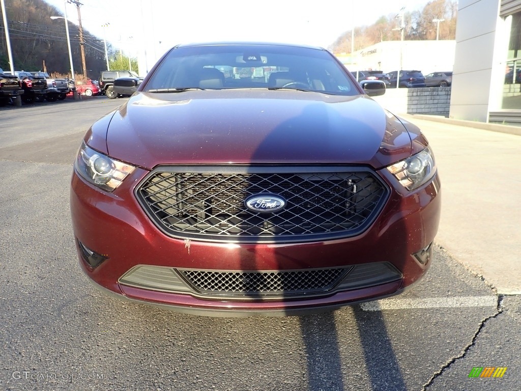 2018 Taurus SHO AWD - Burgundy Velvet / Charcoal Black/Mayan Gray photo #6