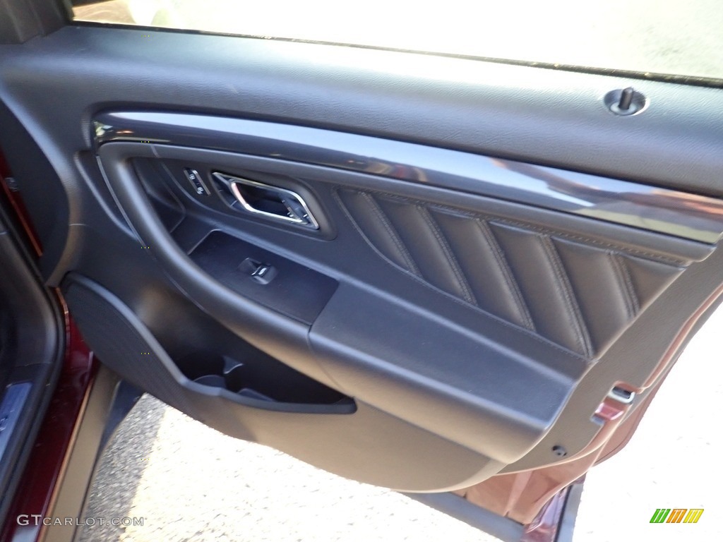 2018 Taurus SHO AWD - Burgundy Velvet / Charcoal Black/Mayan Gray photo #14