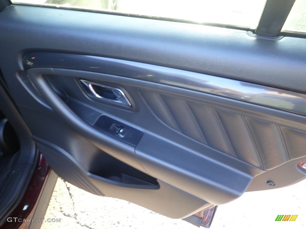 2018 Taurus SHO AWD - Burgundy Velvet / Charcoal Black/Mayan Gray photo #16