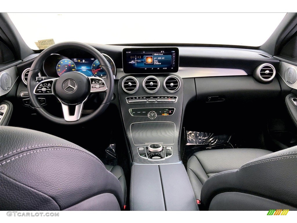 2021 Mercedes-Benz C 300 Sedan Black Dashboard Photo #144225765