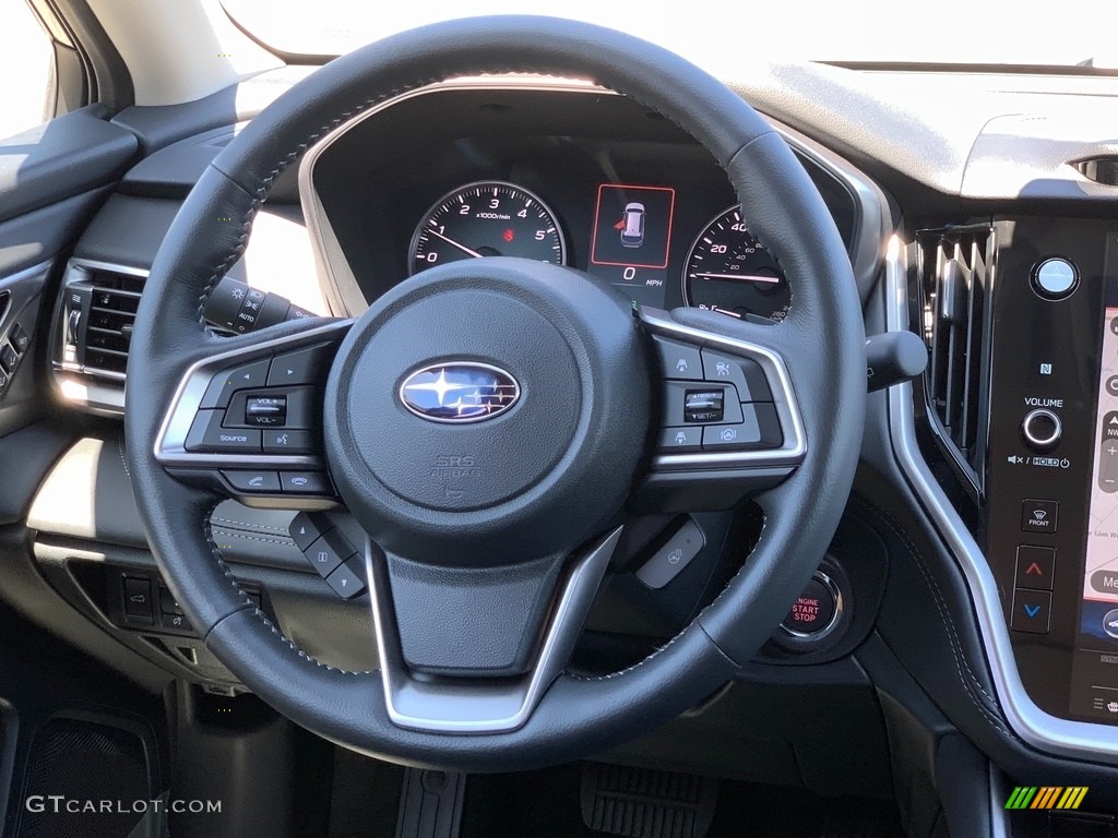 2022 Subaru Outback 2.5i Limited Slate Black Steering Wheel Photo #144226821