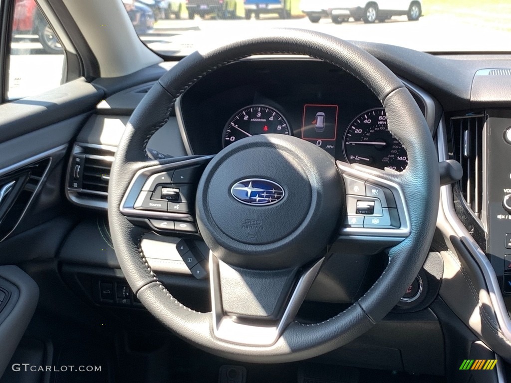 2022 Subaru Outback Onyx Edition XT Gray StarTex Steering Wheel Photo #144227565