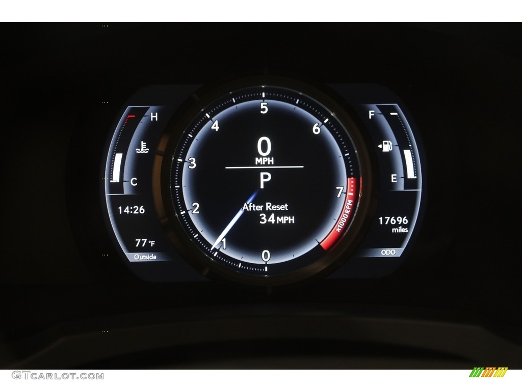 2019 Lexus IS 300 F Sport AWD Gauges Photo #144227634