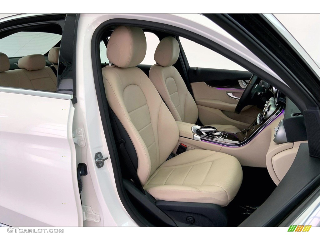 Silk Beige/Black Interior 2020 Mercedes-Benz C 300 Sedan Photo #144228327