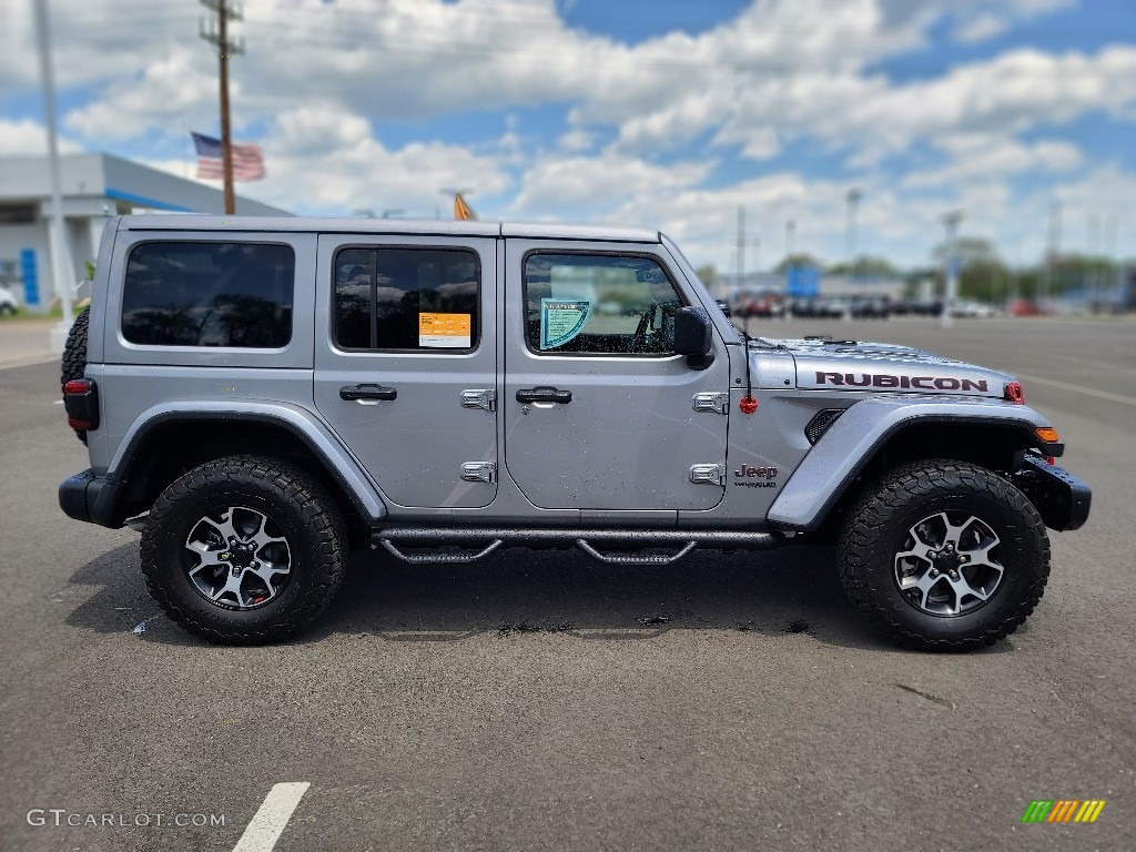 Billet Silver Metallic 2020 Jeep Wrangler Unlimited Rubicon 4x4 Exterior Photo #144228339