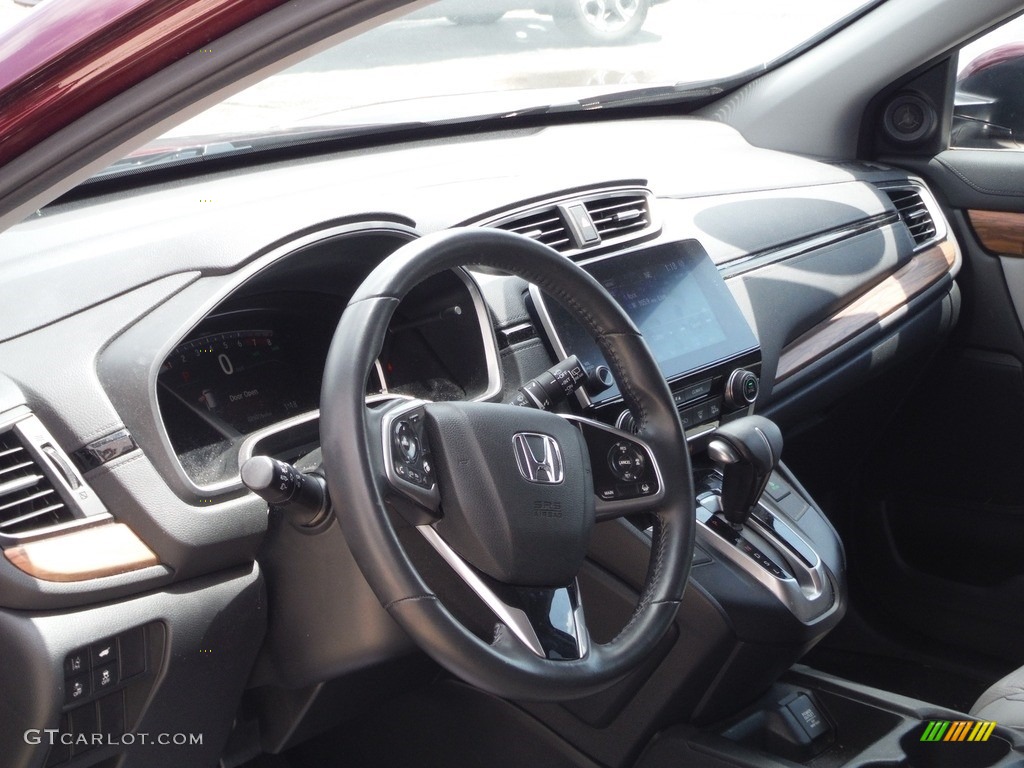 2019 CR-V EX-L AWD - Basque Red Pearl II / Gray photo #13