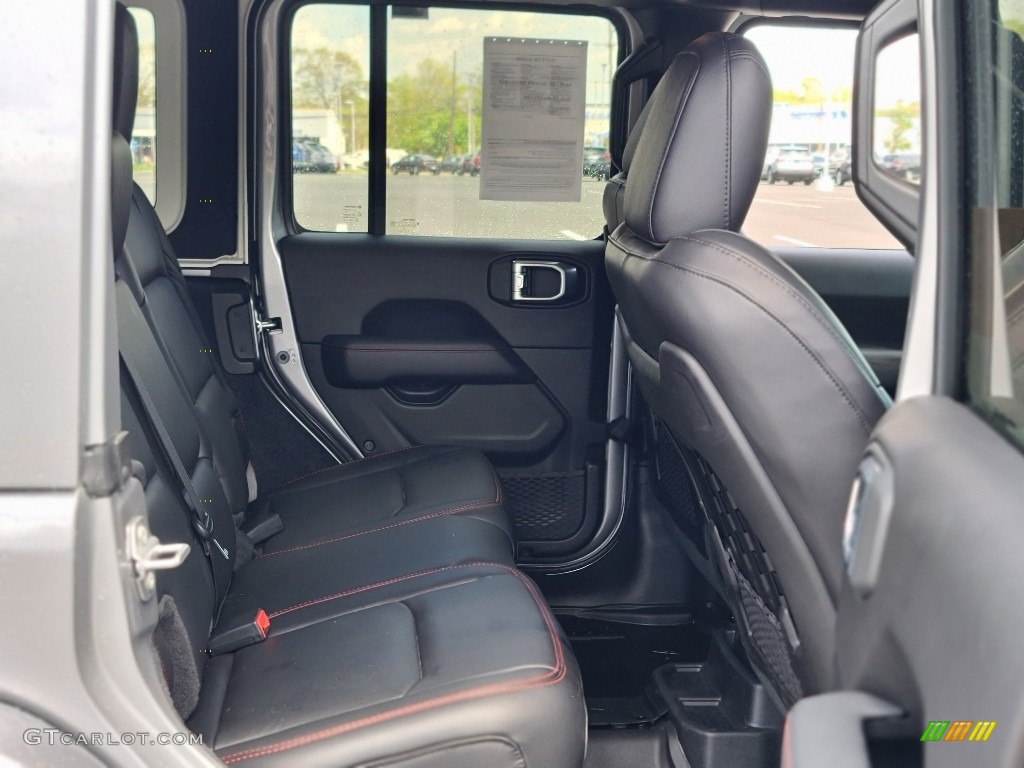 2020 Jeep Wrangler Unlimited Rubicon 4x4 Rear Seat Photo #144228507