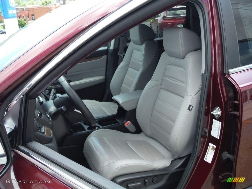 2019 CR-V EX-L AWD - Basque Red Pearl II / Gray photo #14