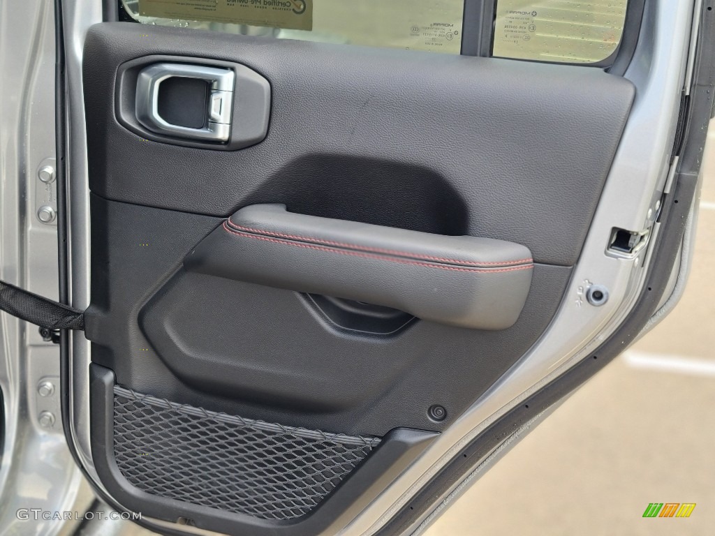 2020 Jeep Wrangler Unlimited Rubicon 4x4 Black Door Panel Photo #144228534