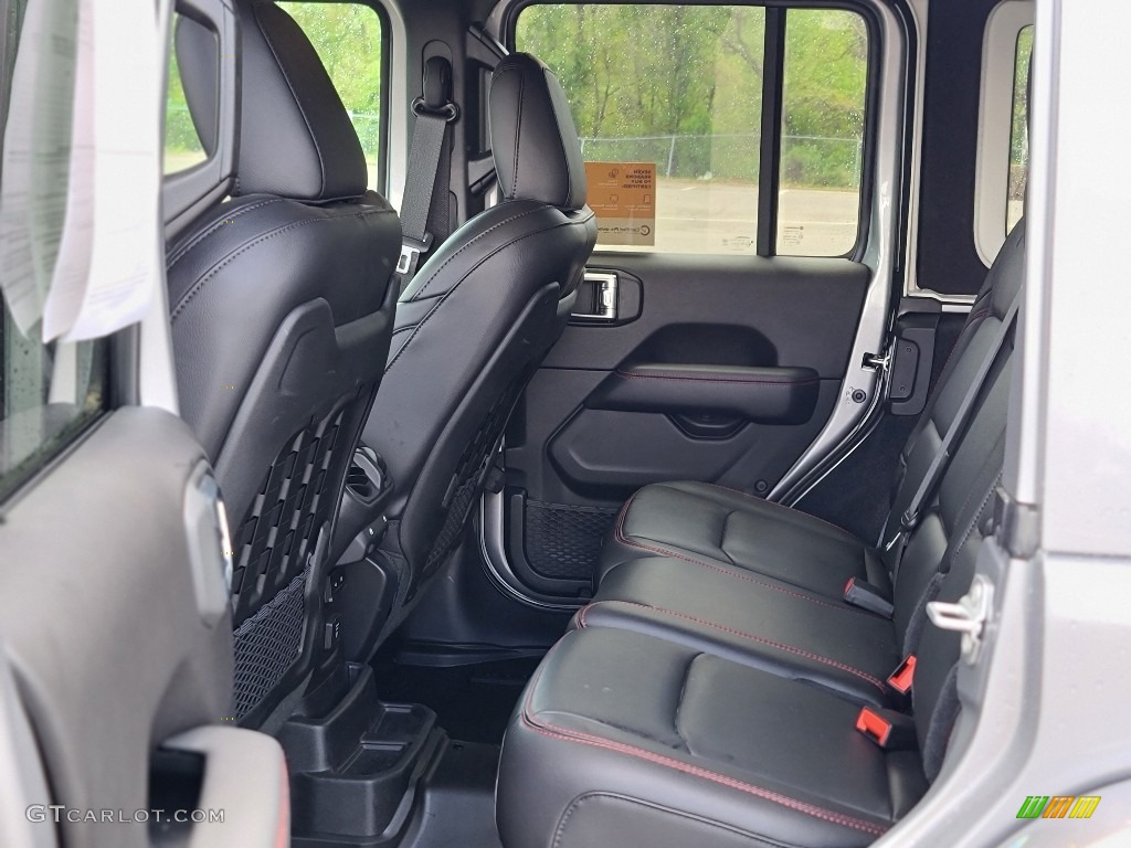 Black Interior 2020 Jeep Wrangler Unlimited Rubicon 4x4 Photo #144228624