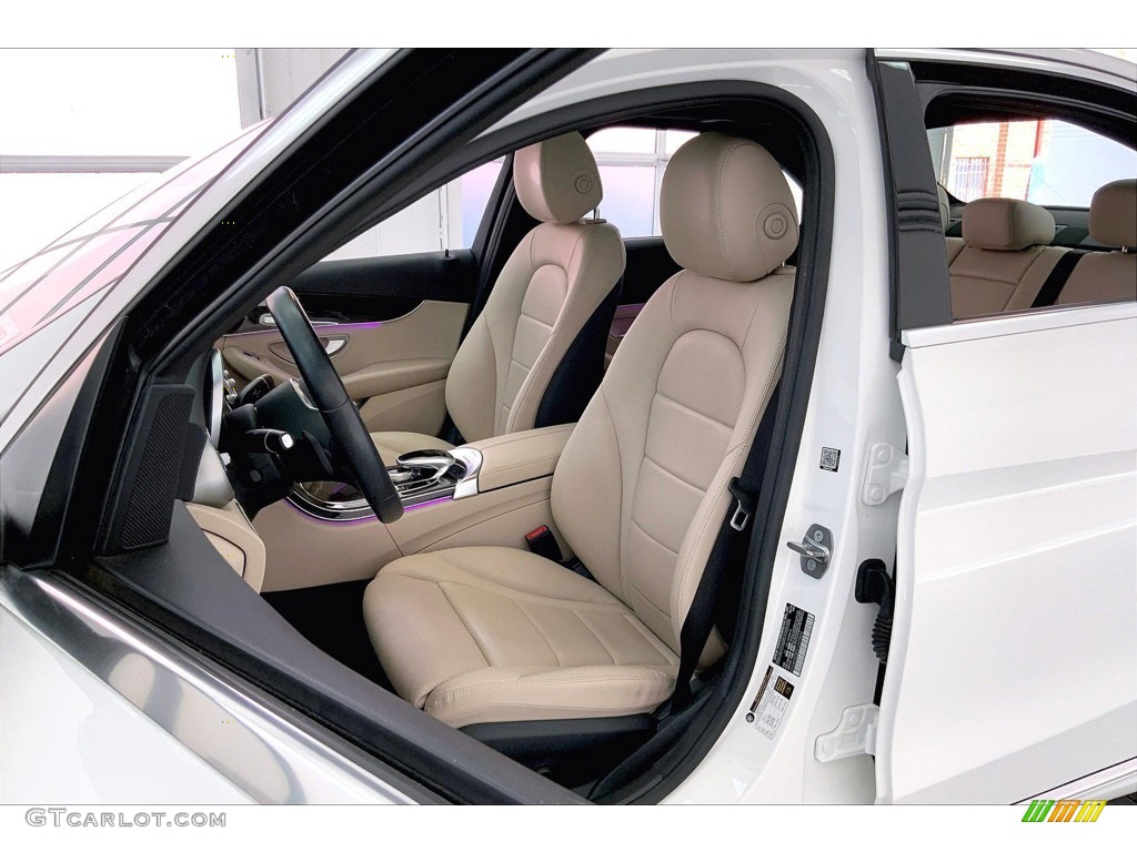 Silk Beige/Black Interior 2020 Mercedes-Benz C 300 Sedan Photo #144228666