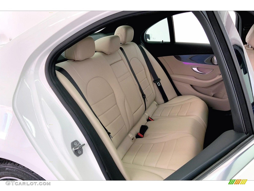 Silk Beige/Black Interior 2020 Mercedes-Benz C 300 Sedan Photo #144228693
