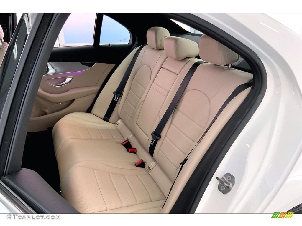 Silk Beige/Black Interior 2020 Mercedes-Benz C 300 Sedan Photo #144228717