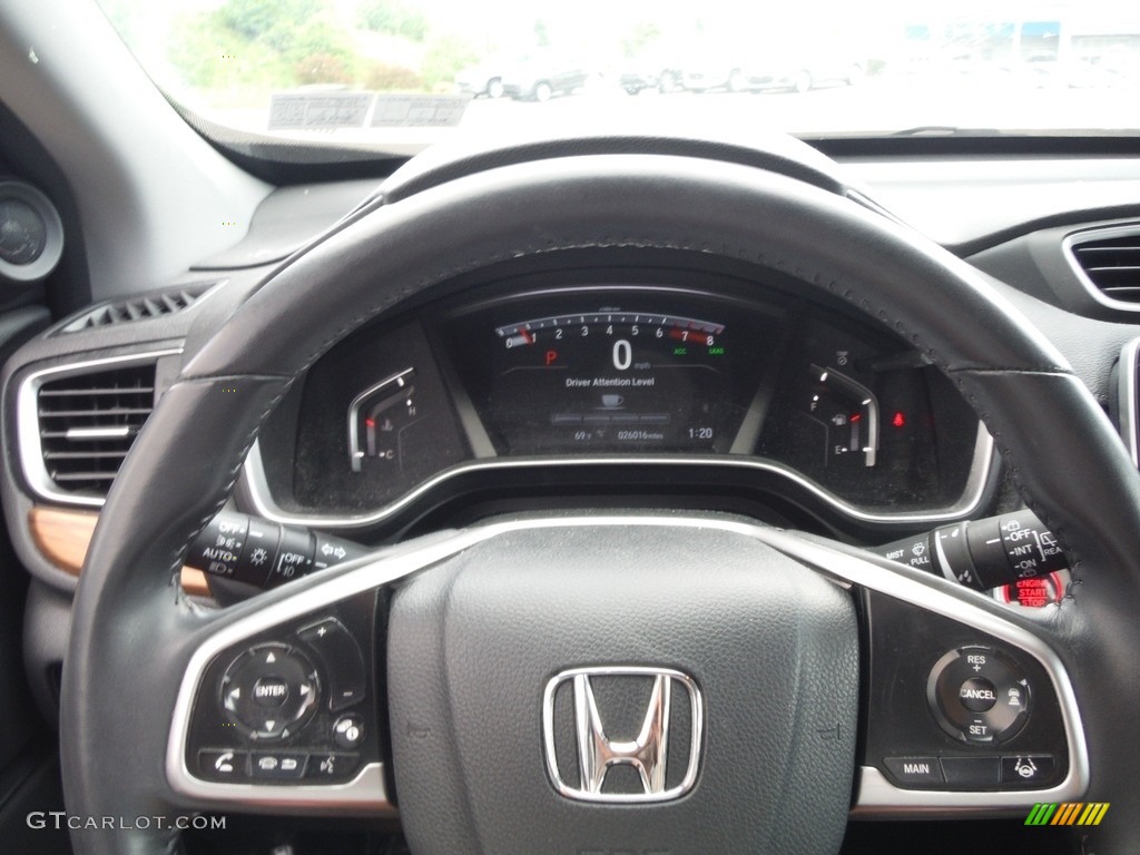 2019 CR-V EX-L AWD - Basque Red Pearl II / Gray photo #23