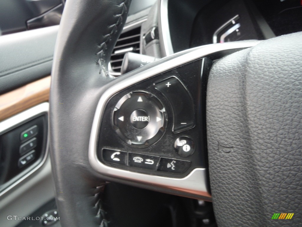 2019 CR-V EX-L AWD - Basque Red Pearl II / Gray photo #24