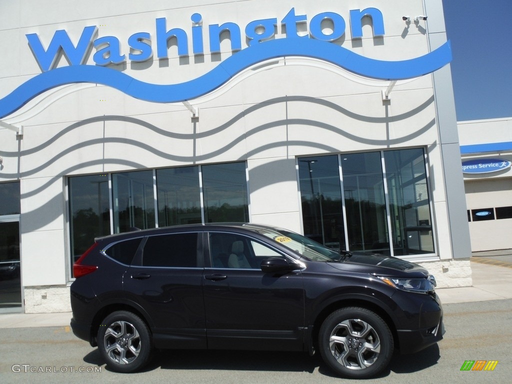 2019 CR-V EX-L AWD - Gunmetal Metallic / Gray photo #2