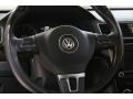 Titan Black 2015 Volkswagen Passat SEL Premium Sedan Steering Wheel