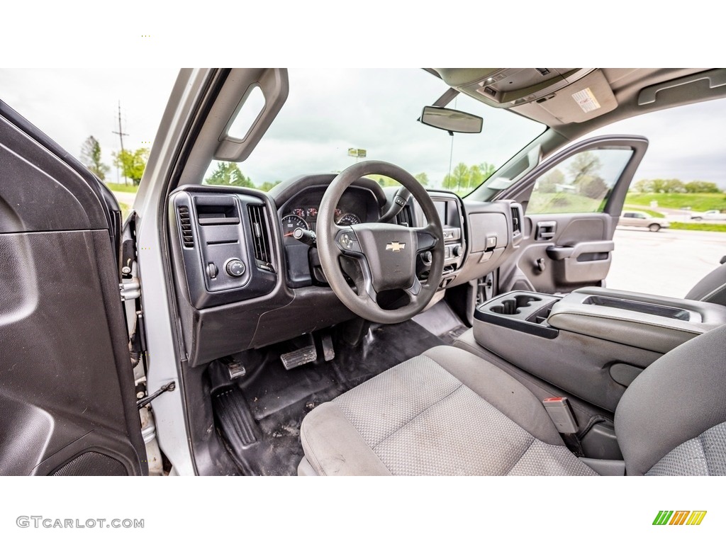 Dark Ash/Jet Black Interior 2017 Chevrolet Silverado 2500HD Work Truck Regular Cab Photo #144230445