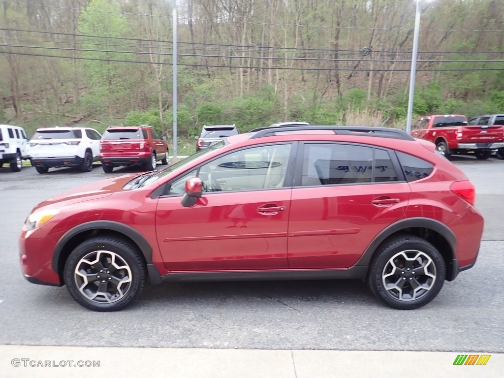 2014 XV Crosstrek 2.0i Limited - Venetian Red Pearl / Ivory photo #6