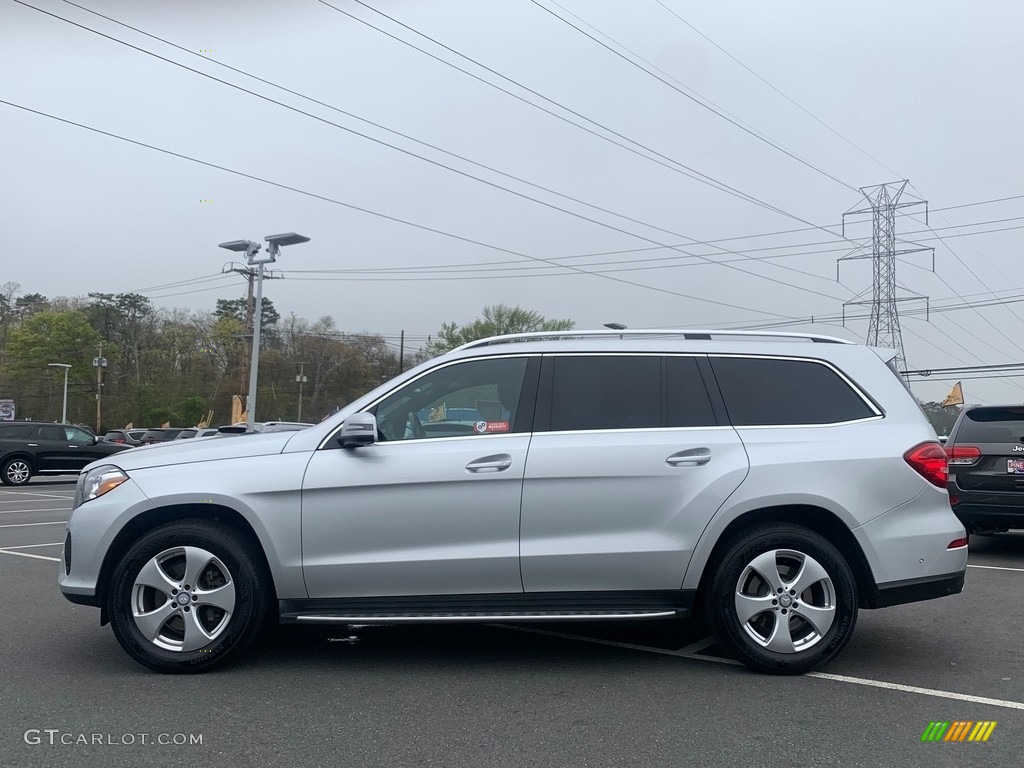 2017 GLS 450 4Matic - Iridium Silver Metallic / Black photo #3