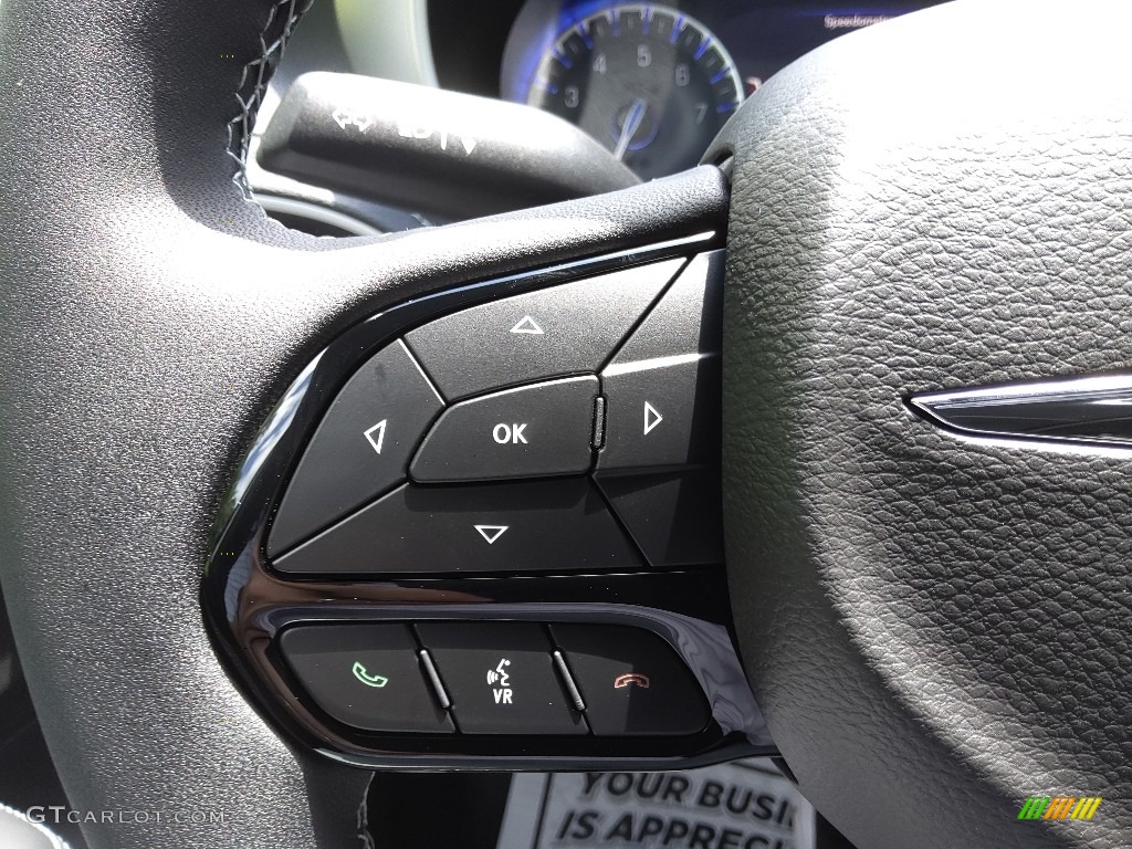 2022 Chrysler Pacifica Touring L AWD Black Steering Wheel Photo #144231030