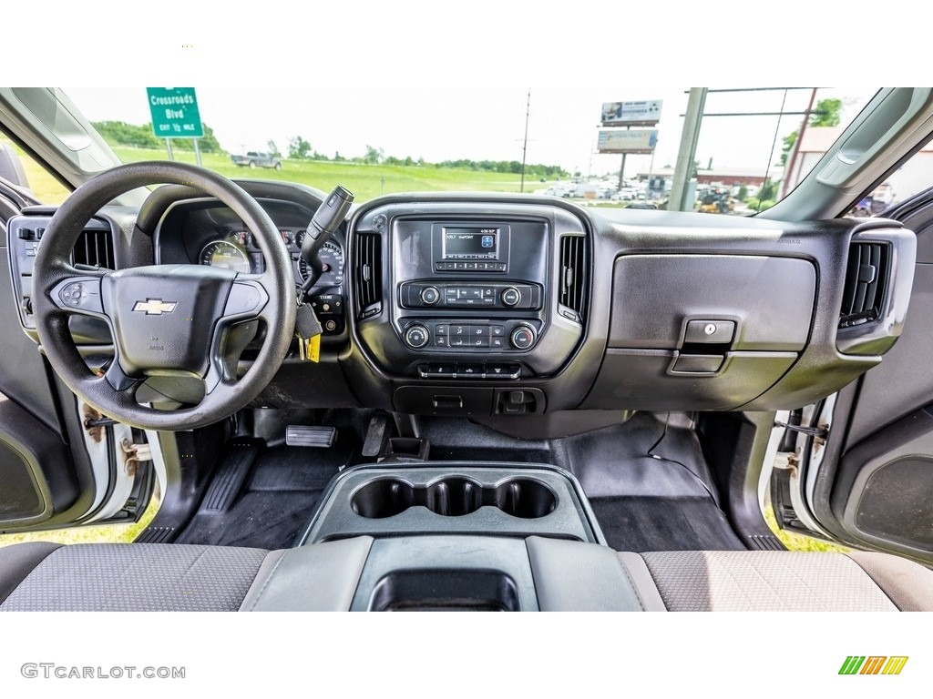 2016 Chevrolet Silverado 3500HD WT Crew Cab 4x4 Dark Ash/Jet Black Dashboard Photo #144231441