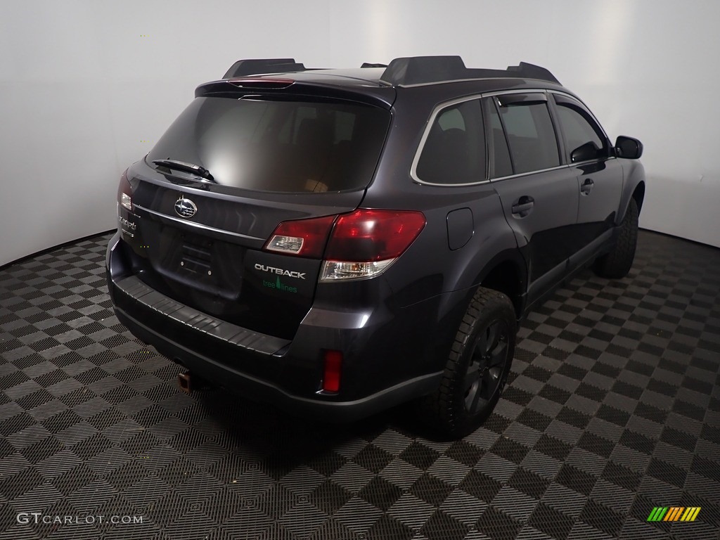2011 Outback 2.5i Premium Wagon - Graphite Gray Metallic / Off Black photo #14