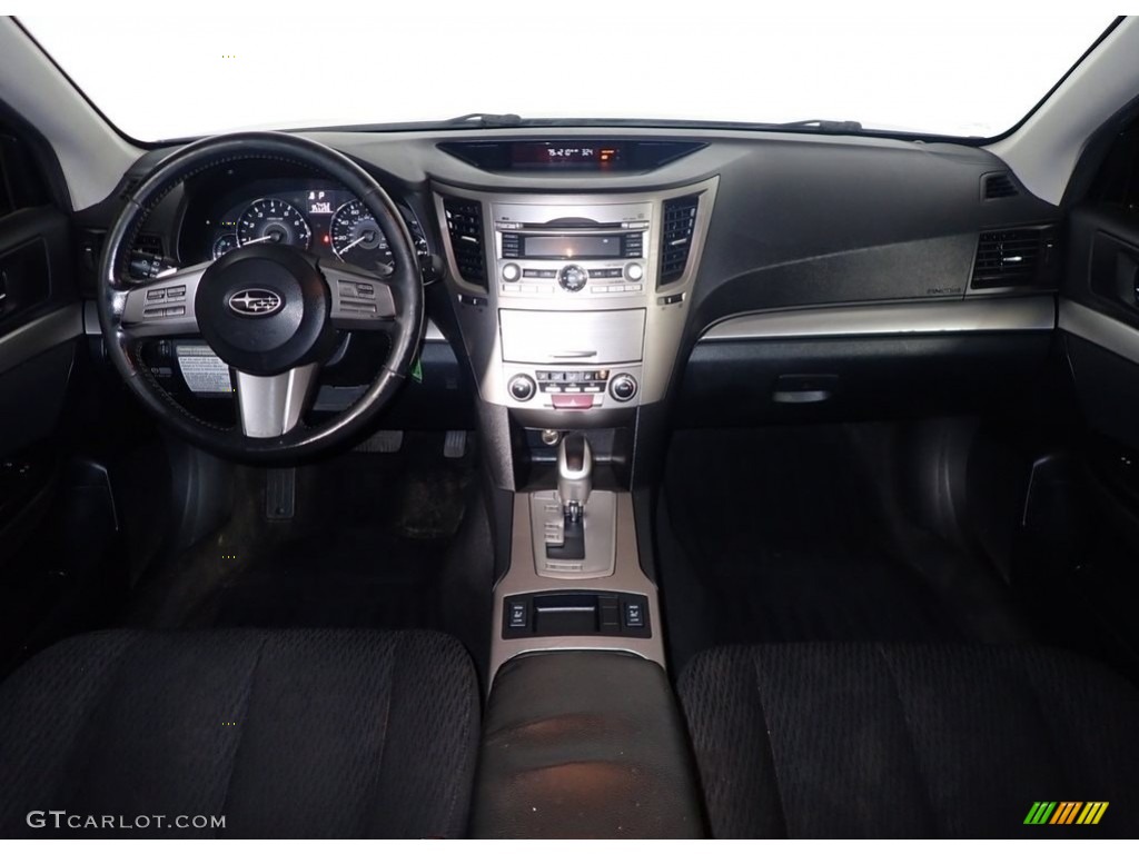2011 Outback 2.5i Premium Wagon - Graphite Gray Metallic / Off Black photo #15