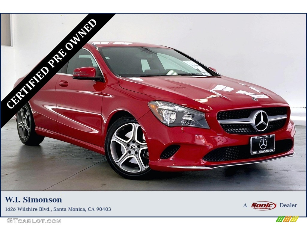 2019 CLA 250 Coupe - Jupiter Red / Black photo #1