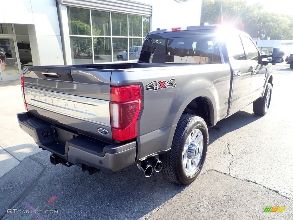 2021 F350 Super Duty Platinum Crew Cab 4x4 - Carbonized Gray / Black photo #2