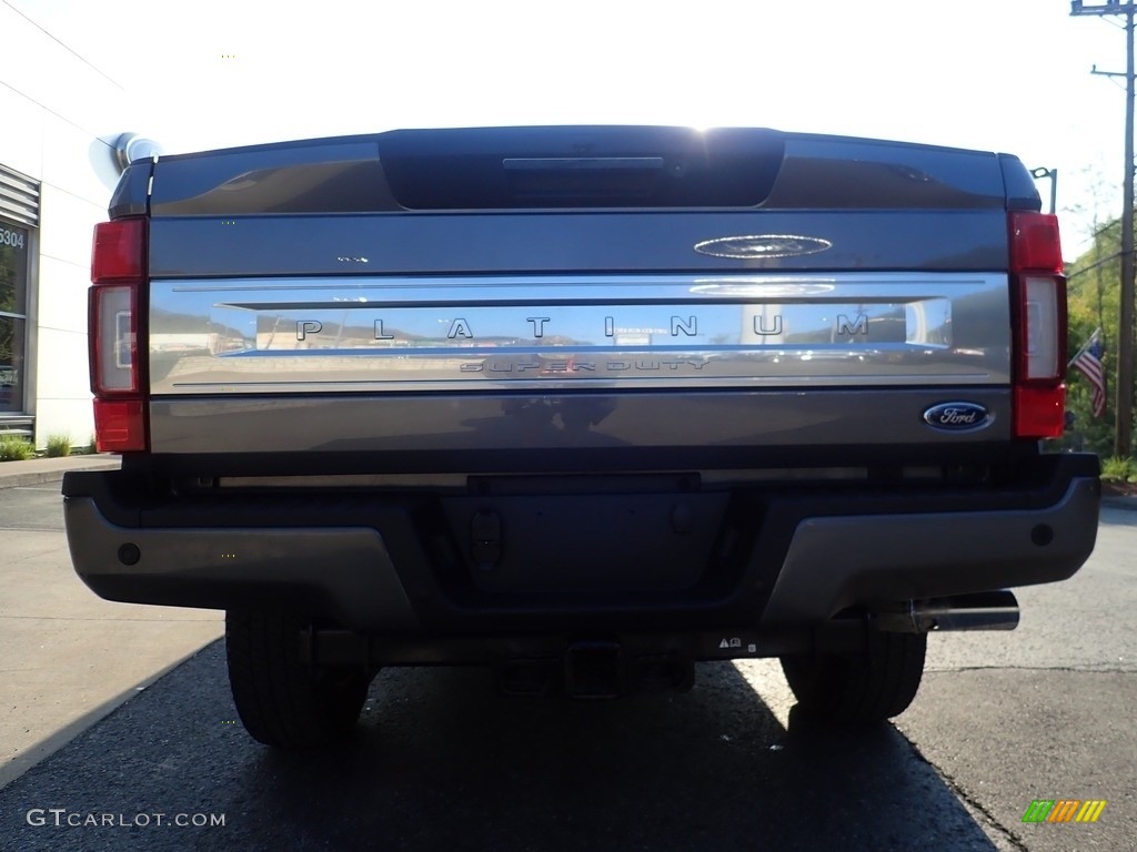 2021 F350 Super Duty Platinum Crew Cab 4x4 - Carbonized Gray / Black photo #3