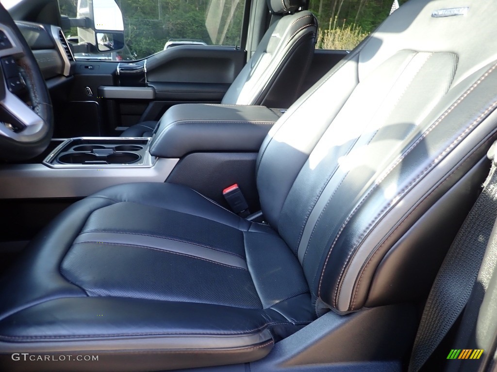 2021 F350 Super Duty Platinum Crew Cab 4x4 - Carbonized Gray / Black photo #18