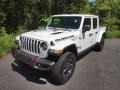 2022 Bright White Jeep Gladiator Rubicon 4x4  photo #2