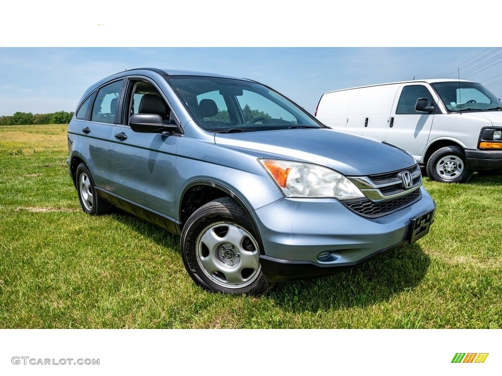 2011 CR-V LX 4WD - Glacier Blue Metallic / Gray photo #1