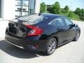 2019 Crystal Black Pearl Honda Civic EX Sedan  photo #10