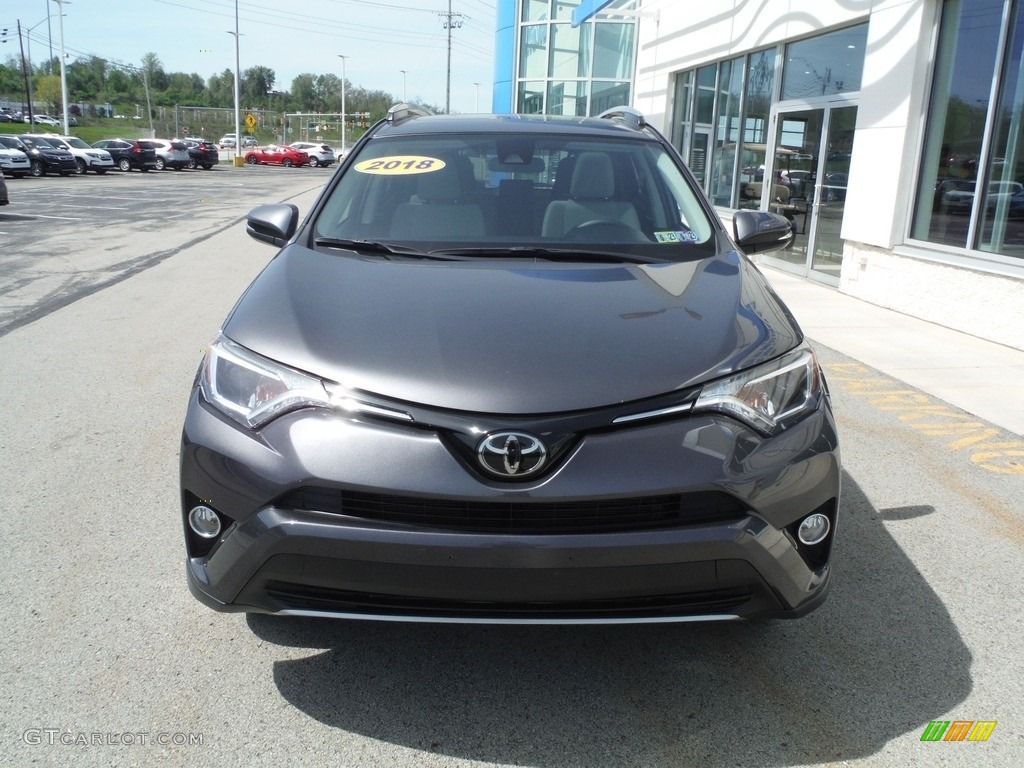 2018 RAV4 XLE AWD - Magnetic Gray Metallic / Black photo #5