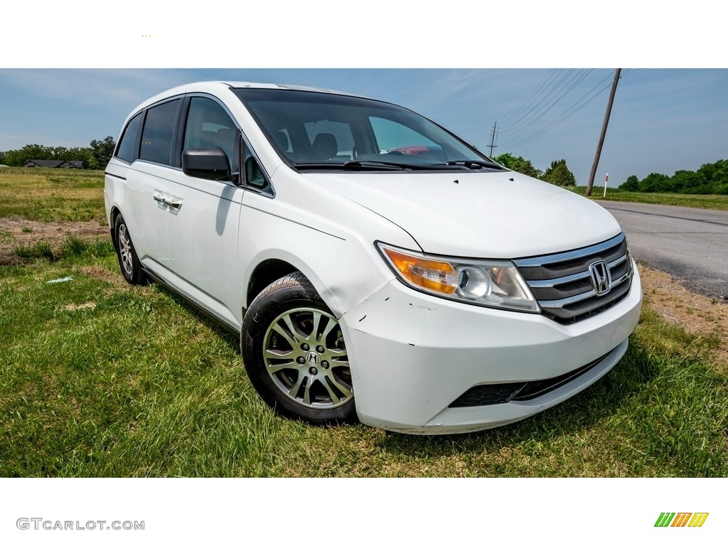 2012 Odyssey EX-L - Taffeta White / Gray photo #1