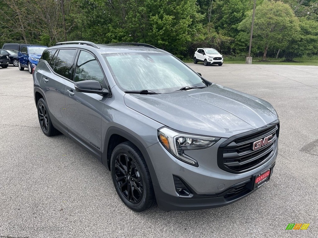 Graphite Gray Metallic 2020 GMC Terrain SLT AWD Exterior Photo #144234039