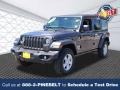 2021 Granite Crystal Metallic Jeep Wrangler Unlimited Sport 4x4  photo #1