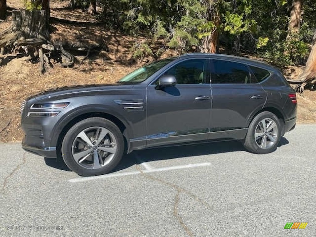 Himalayan Gray 2021 Genesis GV80 3.5T Advanced Plus AWD Exterior Photo #144235680