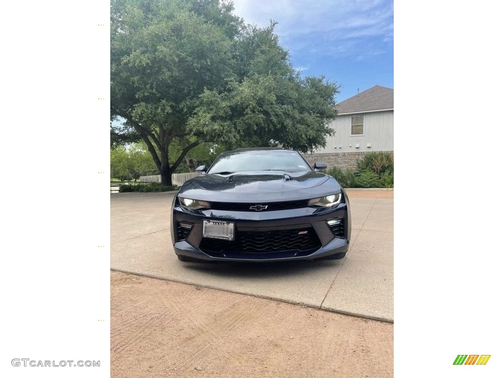 2016 Camaro SS Coupe - Blue Velvet Metallic / Jet Black photo #24