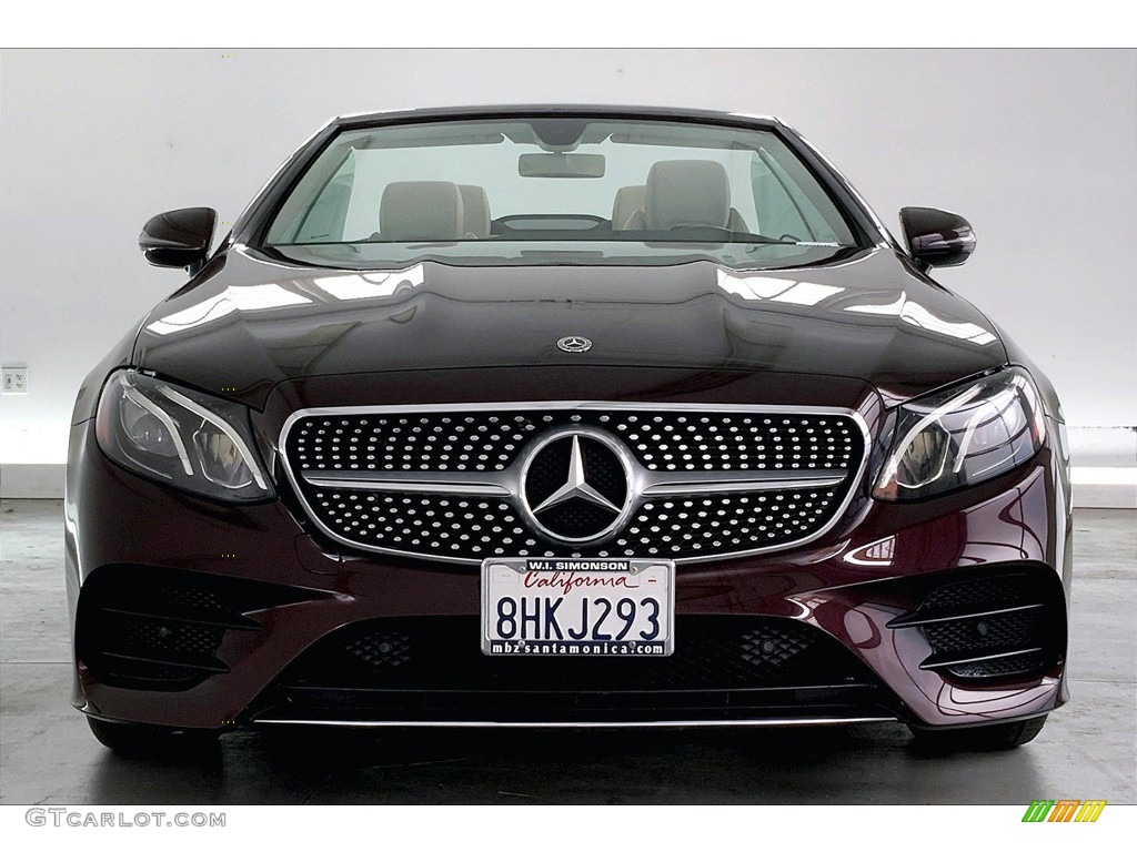 2019 E 450 Cabriolet - Rubellite Red Metallic / Macchiato Beige/Black photo #2