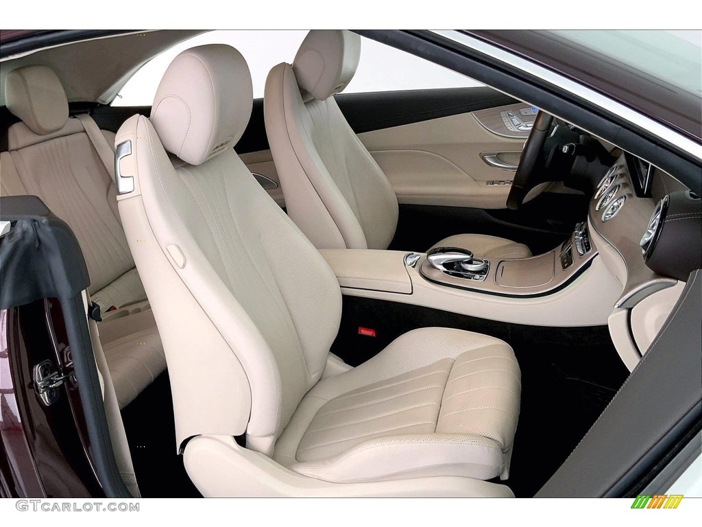Macchiato Beige/Black Interior 2019 Mercedes-Benz E 450 Cabriolet Photo #144236541