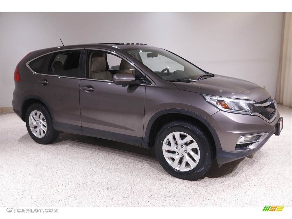2016 CR-V EX AWD - Urban Titanium Metallic / Beige photo #1