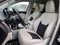 2020 Jeep Cherokee Light Frost Beige/Black Interior Front Seat Photo