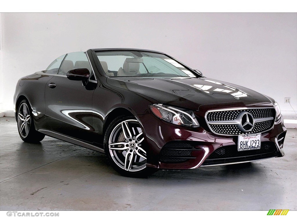 Rubellite Red Metallic 2019 Mercedes-Benz E 450 Cabriolet Exterior Photo #144237276
