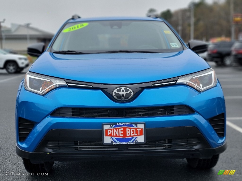 2018 RAV4 LE - Electric Storm Blue / Black photo #13